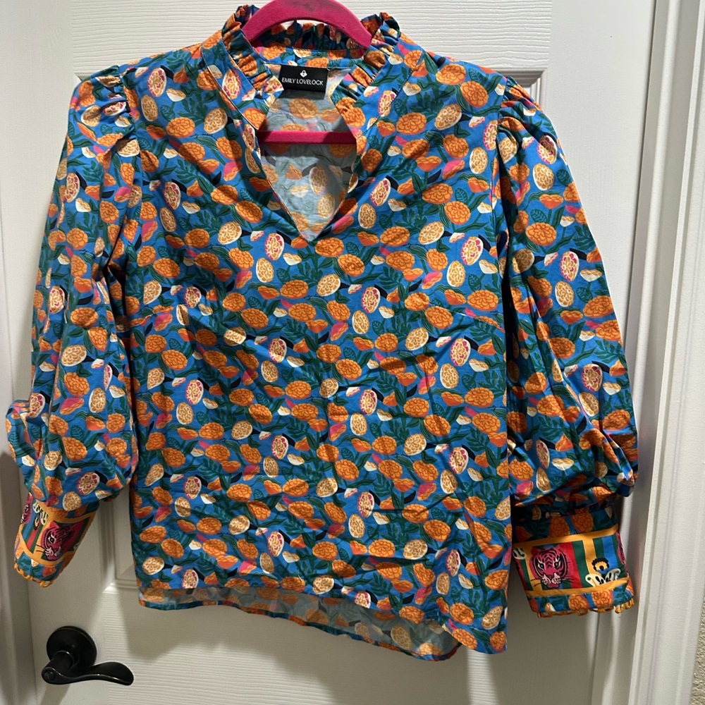 Emily Lovelock Puff Sleeve Top